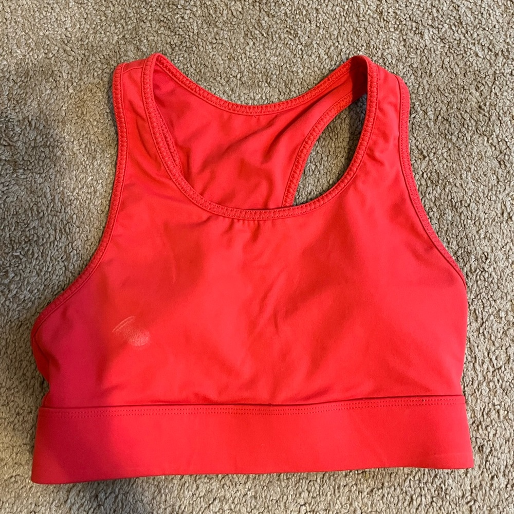 Red Fabletics Sports Bra